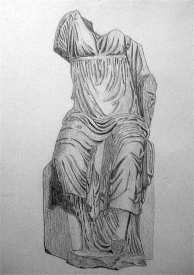 Roman Statue, MFA, Boston